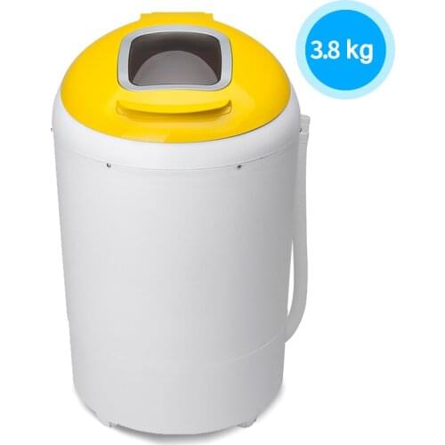 Semi-Automatic Household Single Bucket Large Capacity Small Baby Mini Washing Machine Purple Light Antibacterial