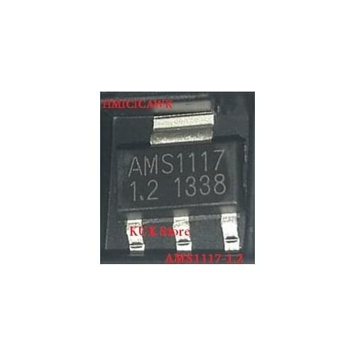 Original 100% NEW AMS1117-1.2 AMS11171.2 AMS1117 1117 1117-1.2 SOT-223 100PCS/LOT