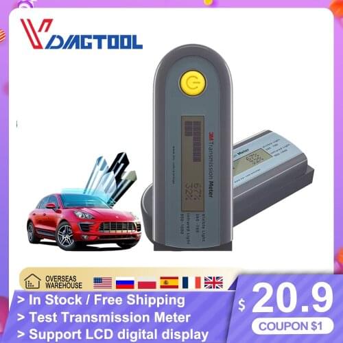 VDIAGTOOL Car Solar Films Tester Visible Infrared Barrier Tester Instrumentation Light Transmittance Test Transmission Meter