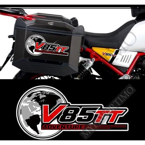 For Moto Guzzi V85TT V 85 TT Tank Pad Protector Stickers Decal Luggage Emblem Logo Cases Trunk
