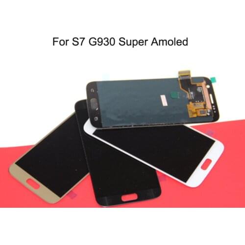 SUPER AMOLED For Samsung Galaxy S7 G930F G930FD G930A G930 LCD Display Touch Screen Digitizer Assembly S7 G930 LCD