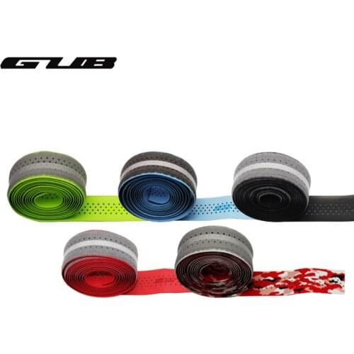 1 Pair Anti-Slip Road Bike Silicone Handlebar Tape Bicycle Wet PU Breathable Ultralight Handlebar Type Bike Accessories GUB