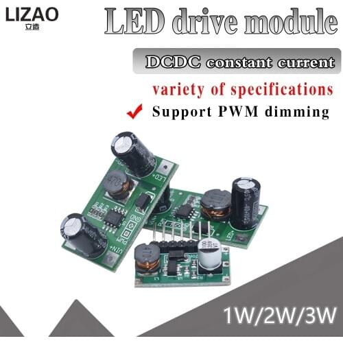 1W 3W DC-DC 7.0-30V to 1.2-28V LED Driver Module 700mA PWM Dimming DC to DC Step-down Constant Current LED Strip Light