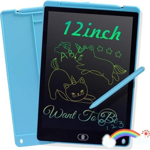 12 Inch LCD Writing Tablets Drawing Board with Colorful Screen Digital Handwriting Notepad Suit for Kids and Adults