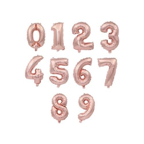 16inch Figure Balloons Ball Party Decoration Number Foil Balloons Brithday Party Decorations Kids New Year Helium Air Balloon
