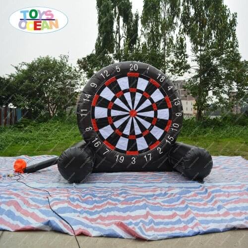 2m mini outdoor inflatable soccer football dart board games