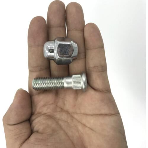 2pcs Genuine M12 Tyre Screw Nut Wheel Screws Nuts 51752-07000 For Hyundai IX25 IX35 Kia K2 K3 K4 K5 Sonata Elantra Verna