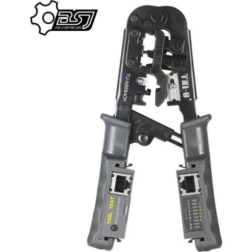 2 in 1 Multitul Multitool Wire Crimp Crimping Tool Testing Pliers Wire Stripper RJ11 RJ12 RJ45 Cable Crimper Wire Cutter Tester