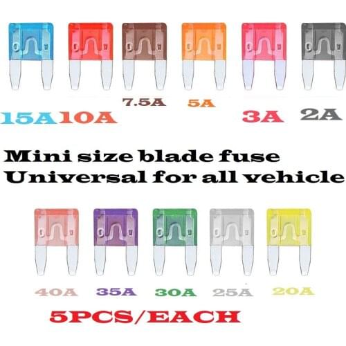 55pcs) 35 Amp ATC Mini Blade Fuse Set Assortment Car 35A blade Fuses for Auto Car Truck RV Camper Bus Trailer boat ATV SUV SHIP