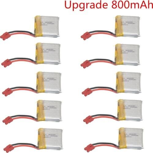 Upgrade battery For Syma X21 / X21w x26 drone battery RC Quadcopter Spare Parts Accessories 3.7V 800mAh Battery With charger