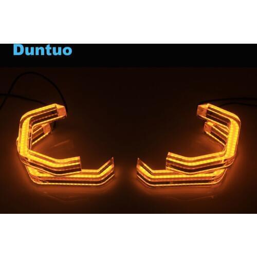 Angel Eyes Turn Signal Lamp Dual M4 Style For BMW 1 3 5 Series X3 E81 E82 E83 E87 E88 E60 E61 E46 Cabrio/Coupe 2D/E46 ti compact