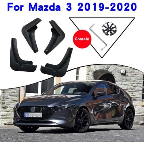 Car Fender Accessories For Mazda 3 2020 BM BN 2019 Mudguards Splash Guards Fender Mudflaps Car Fender Mud Flaps Car Fender