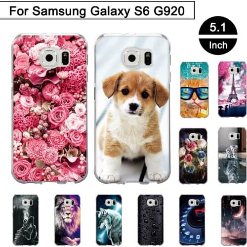 Case For Samsung Galaxy S6 G920 G920F 5.1 inch Case Silicone Back Phone Cover For Samsung Galaxy s6 Cover Soft TPU Fundas Shells