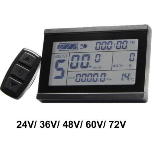 24V 36V 48V 60V 72V Display intelligent KT LCD3 Electric Bicycle bike Parts meter panel with waterproof connector Ebike display