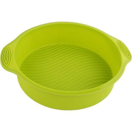 1PC 28.5CM Eco-friendly Colorful 3D Silicone Cake Mold Cake Tools Cake Molds Big Round Cake Mold Easy Demoulding LB 359