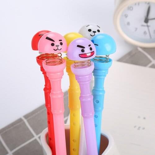 Shaking Head Gel Pen New Cute Pen Student Stationery Kawaii Pens Creative School Supplies Gel Pens Kawaii School Supplies