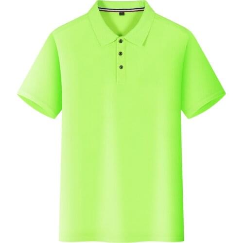 JH 160GSM Multi Colors Men Women Polo In Jacquard Collar Comfortable Fast Dry Polyester Short Sleeved Casual Apparel For Summer
