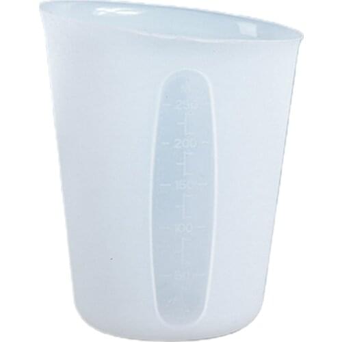 Crystal Epoxy Resin Mold 250ml Measuring Cup Mug Silicone Mould DIY Crafts Decorations Casting Tool
