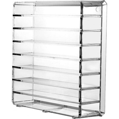 50% Hot Sale Eyeshadow Organizer Compact Simple Portable Makeup Case Cosmetic Brush Lipstick Cheek Color Storage Box for Women