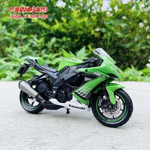 Maisto 1:18 Kawasaki Ninja ZX-10R 2010 Vulcan die-casting motorcycle model alloy collection hobby toy gift off-road motorcycle