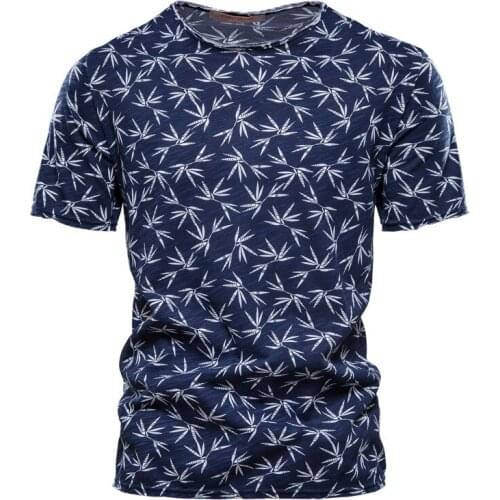 2021 New Summer T Shirt for Men Stretch Short Sleeve Printed Sport T Shirt Men (Eu Size)