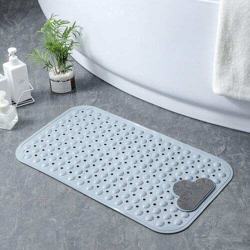 New Style Bathroom Non-Slip Mat with Massage Clouds Environmental Protection and Tasteless PVC Thickened Bathroom Mat