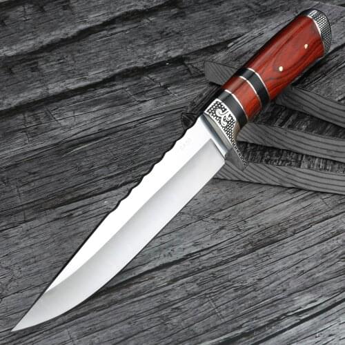 Outdoor Hunting Knife Camping Tactics Survival Knives Fixed Blade Portable Straight Knives High Hardness Knife EDC Tool