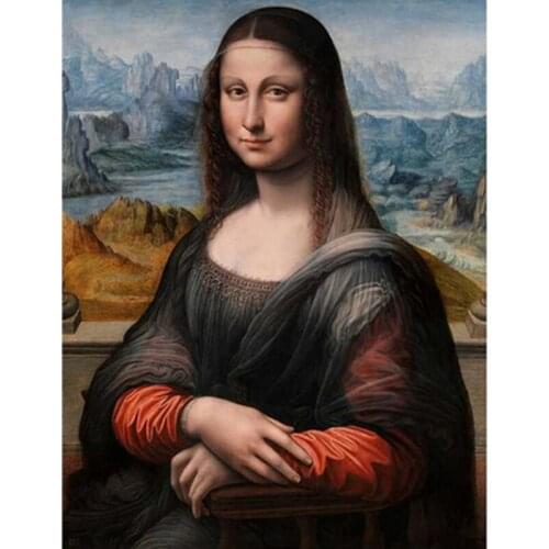 Full Square/Round Drill 5D DIY Diamond Painting "Mona Lisa" 3D Rhinestone Embroidery Cross Stitch 5D Home Decor Gift