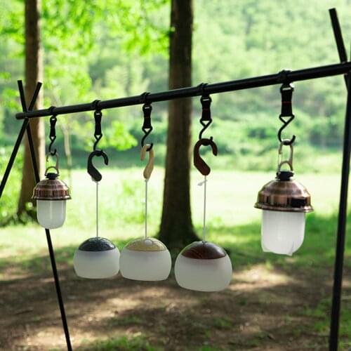 Portable LED Camping Lantern Outdoor Camping LED Lamp Travel Hiking Camping Tent Light Emergency Night Light Hanging Lantern