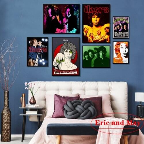 Posters And Prints Vintage Band Star Music Decor Picture Canvas Painting Hot Retro Style Decorations For Home Decor Quadro