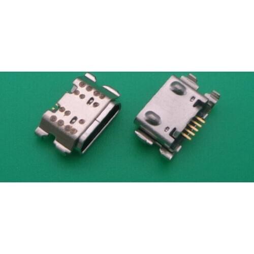 20pcs Micro USB 5Pin Jack Connector socket Data charging port tail plug For Samsung Galaxy A01 A015 A015F/DS Mini USB Jack