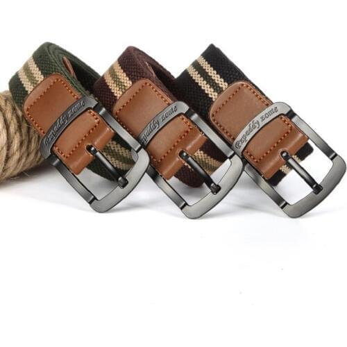 Belt Men Pin Buckle Belt Casual Belts For Women Luxury Belt Military Outdoor Tactical High Quality Unisex Canvas Belt