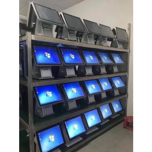 13 15 inch dual screens touch screen retail marke credit bank visa card payment POS System terminal