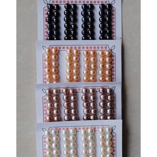 AAAA 4 COLOR 6-7MM Size Freshwater Natural Real Loose Pearls, Fashion Necklace/Earrings/Bracelet/Ring/Brooch Accessory