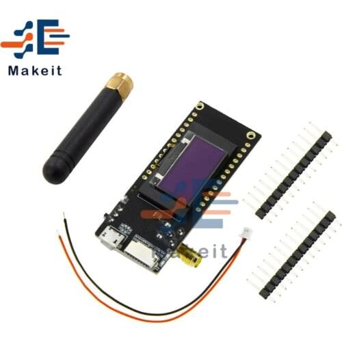 0.96 Inch ESP32 Bluetooth WIFI Wireless Module 433/868/915Mhz OLED Display Screen Board ESP-32 Module with SMA Antenna IP5306