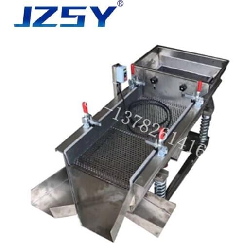 2-layer cassia seed cleaner linear sieve classificator machine Corn, wheat and rice medicinal separating screen machine