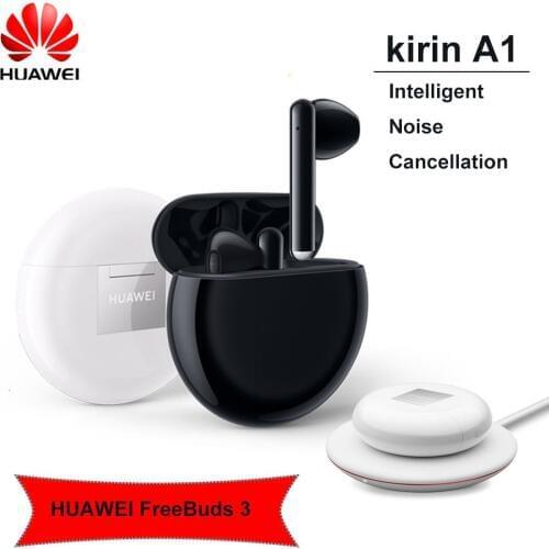 2019 Newest Version HUAWEI FreeBuds 3 Bluetooth Dual Mode 5.1 Wireless Headset Kirin A1 Wireless Fast Charging