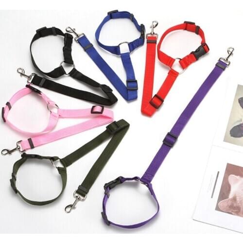Pet Car Safety Belt Dog Seat Belt Dog Leash Traction Belts Damping Elastic Safety Rope Outdoor Traction Rope Dog Products