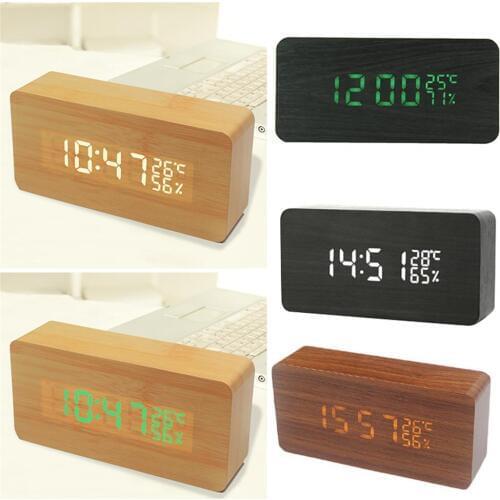 Large Digital Alarm Clock Innovative LED Student Electronic Clock Snooze Sensor Kids Table Clock Bedroom Clock Night Light