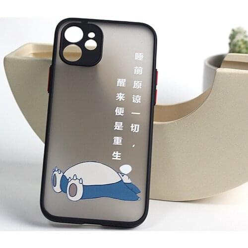 Mobile Phone Cases for Iphone 12 Mini Pro Max 6s 7 8 Plus SE 2020 11 Soft Silicone Telephone Camera Lens Protection Cartoon Cat