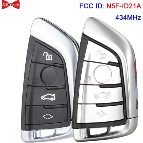 KEYECU OEM for BMW X3 X4 G-Series 2016 2017 2018 2019 Smart Remote Key Fob N5F-ID21A 434MHZ NCF2951 / HITAG PRO / 49 Chip