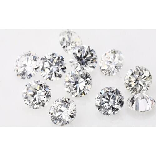 Round Brilliant Cut 3.1mm 0.11ct EF White Color SI Clarity Loose HPHT Lab Diamond