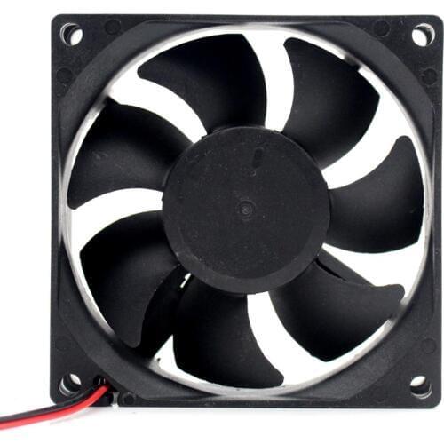 New DC 18V fan 80 * 80 * 25mm 18V 8025 2-wire 8cm barbecue stove fan DC cooling fan