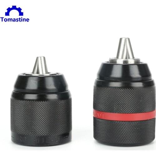 1pc/2pcs Hand Drill Chuck Mount 0.04 ~ 0.51in Self Tighten Metalwork Drill Chuck Professional Iron Drilling Chucks Tool Parts