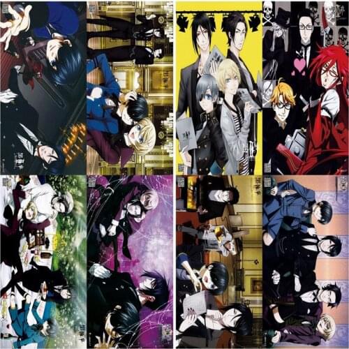Eight sheets Anime Black Butler Poster Wall Decoration Painting of Home Room 42x29cm
