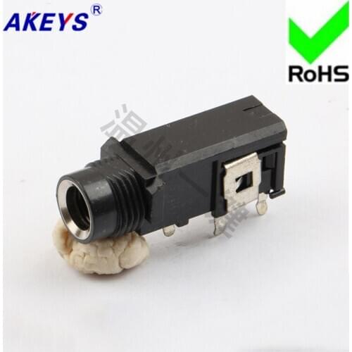 10 PCS PJ-603A Quality Gold and Silver Plating 6.35 MM socket 6030 microphone socket 3-foot stereo headphone socket