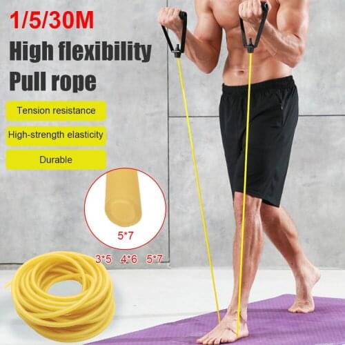 Natural Latex Slingshots Rubber Tube 1/5M Replacement Band Hunting Shooting Sling Shot Catapult Sling Tactical Bow Tool