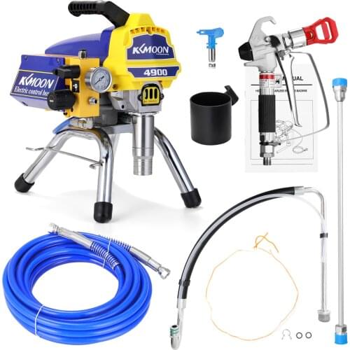 TA-4900 Plunger Type Paint Sprayer High-pressure Airless Spraying Machine Electric Internal-feed Painting Tool 110V-220V