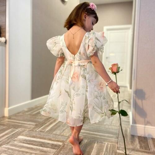 Girls Christmas Sweater Dress Winter Long Sleeve Knitted Warm Deer Snowflake Printed Dress Kids Children New Year Party Costume