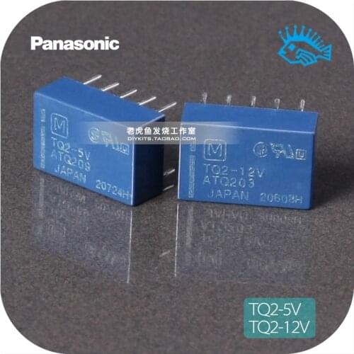 2pcs/20pcs Brand new original Japan Panas Nais TQ2-5V TQ2-12V 10 pin 1A signal relay